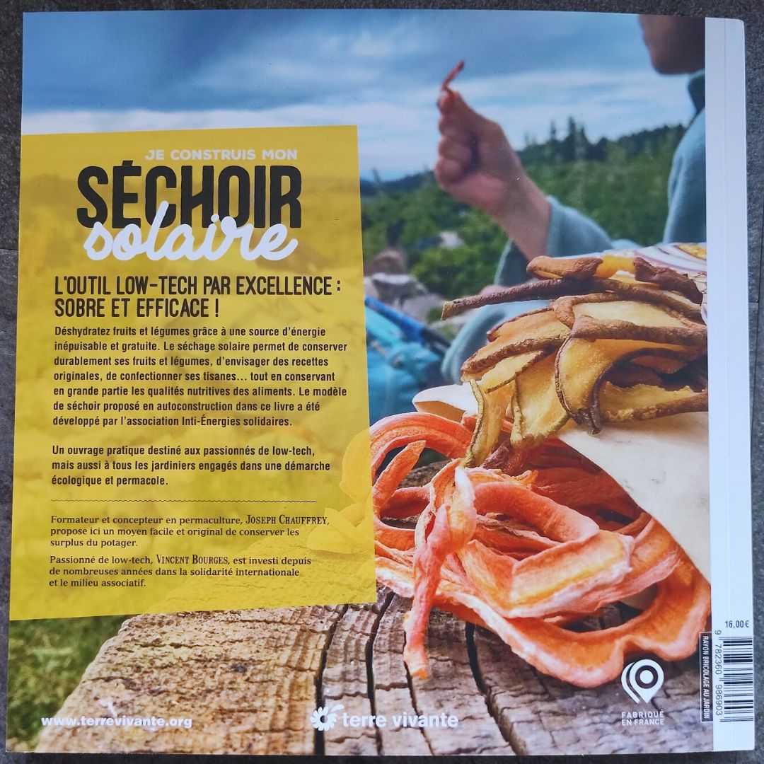 - Livre : Je construis mon séchoir solaire - Lowreka