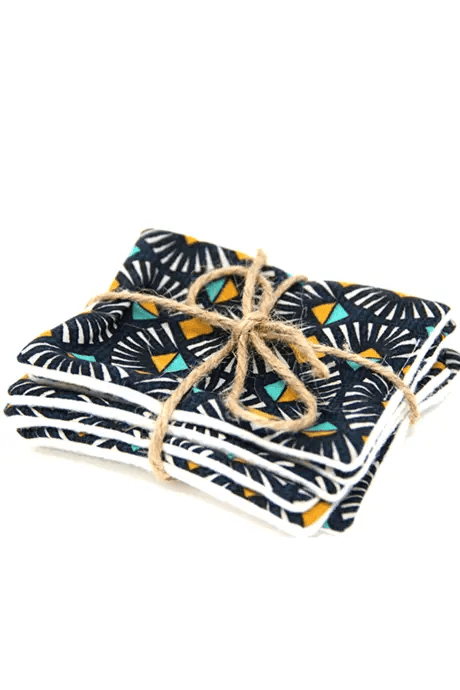 - Lot de 6 lingettes démaquillantes lavables zéro déchet - Lowreka