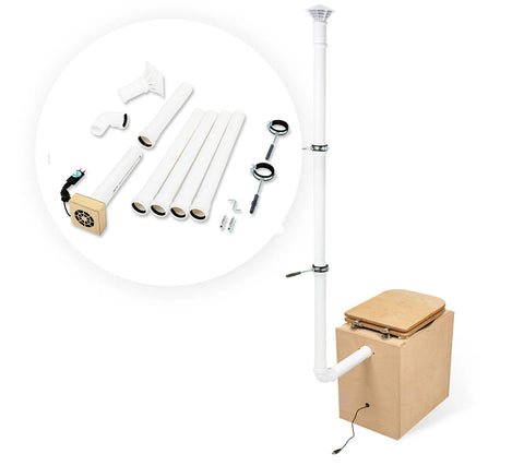 - Toilettes sèches fixes en kit - TeraBlœm Plus - Lowreka