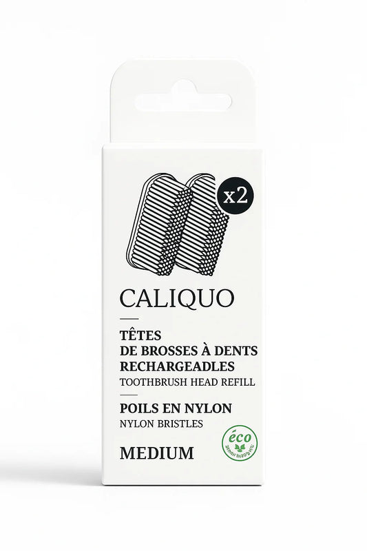  - 2 recharges pour brosses à dent rechargeables pour adulte - Lowreka
