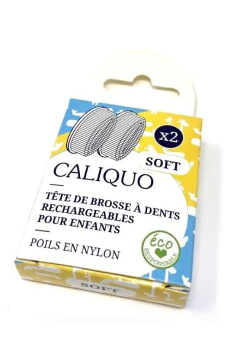  - 2 recharges pour brosses à dent rechargeables pour enfant - Lowreka