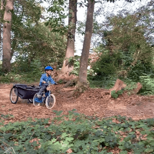 Remorque de vélo Maïna en lin 20" plus