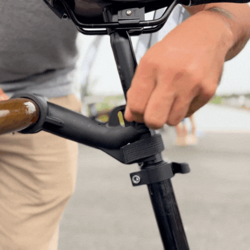 Remorque de vélo Maïna en lin légère et pratique 20"