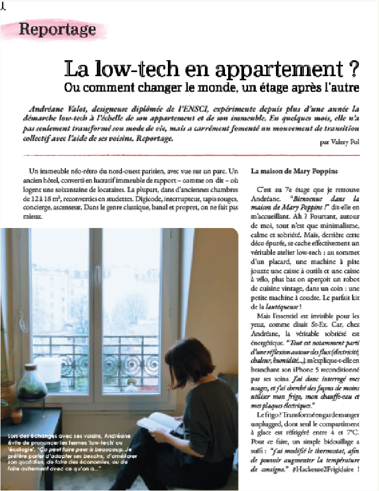 Abonnement 1 an Low-Tech Journal - 6 numéros