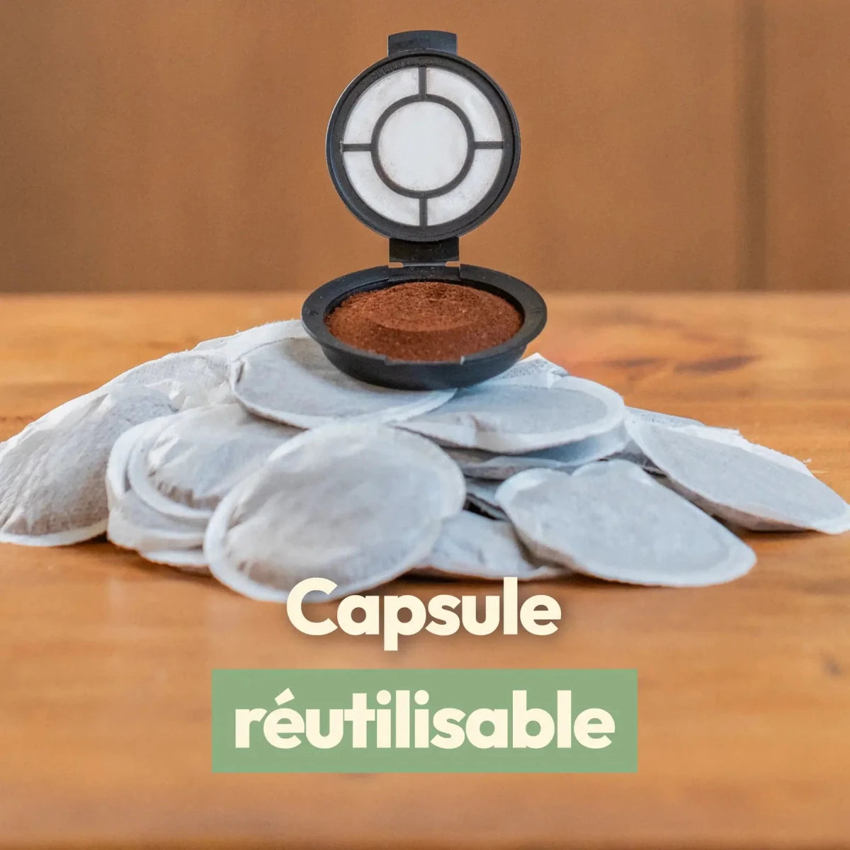 - Capsules réutilisables Senseo Caps'Me en plastique alimentaire - Lowreka