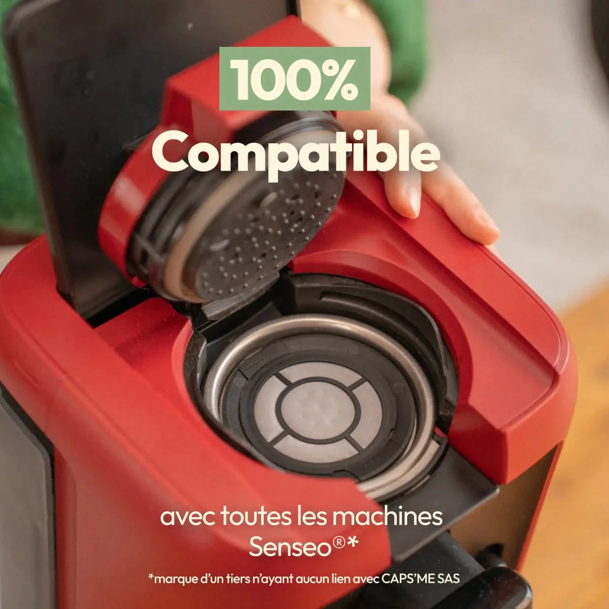 - Capsules réutilisables Senseo Caps'Me en plastique alimentaire - Lowreka