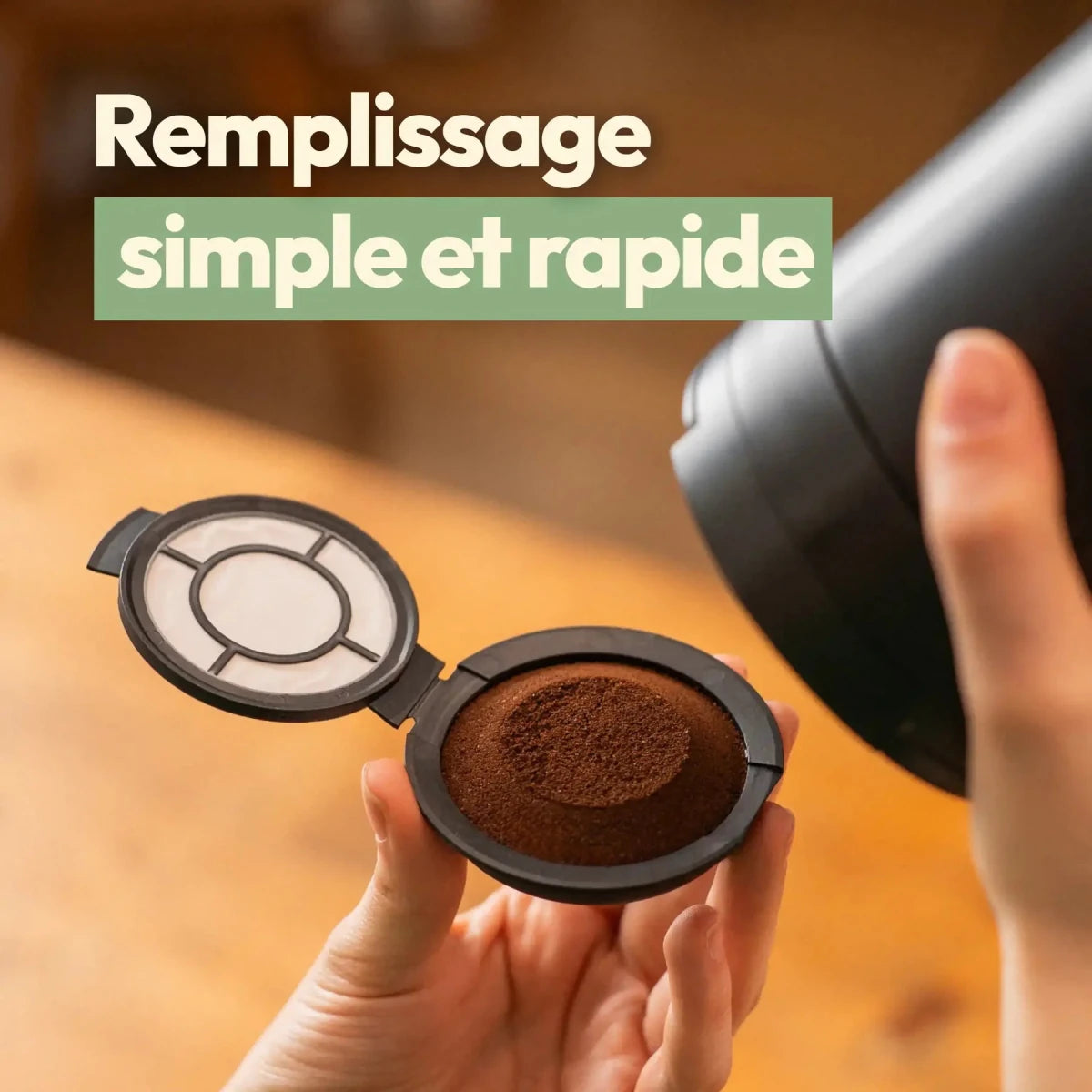 - Capsules réutilisables Senseo Caps'Me en plastique alimentaire - Lowreka