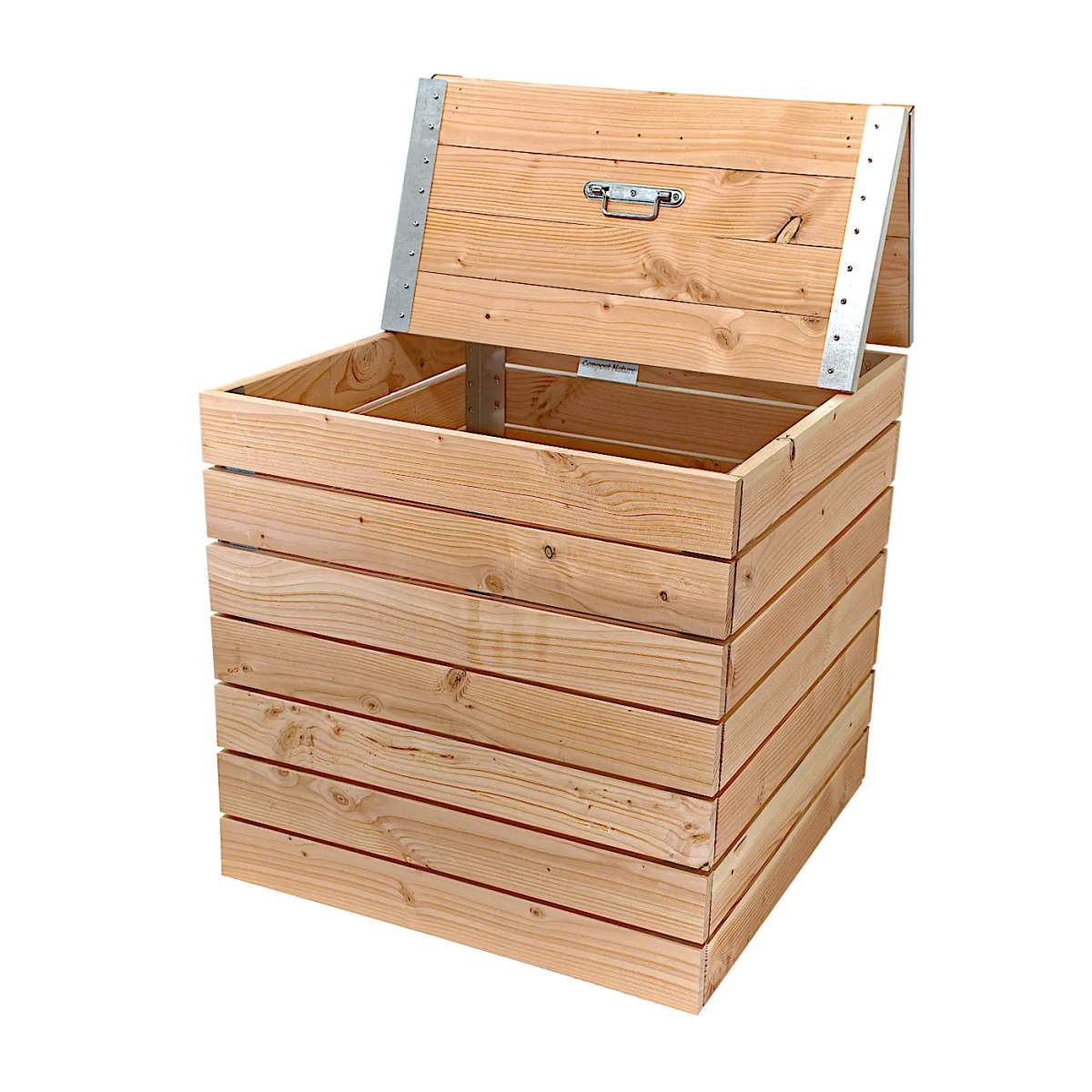  - Composteur Bois Et Métal Compost Nature - 365 Litres - Lowreka