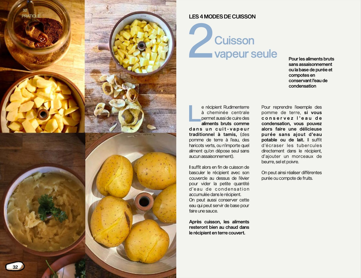  - Le Cuicui Pragmatique - cuisson low - tech - 2 récipients + accessoires + couvercle - Lowreka