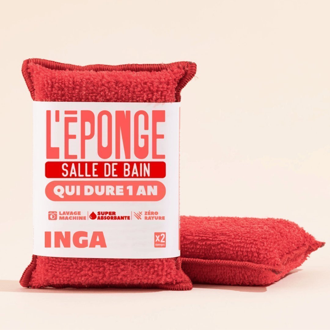Les éponges - Duo d'Éponges Salle de Bain - Lowreka