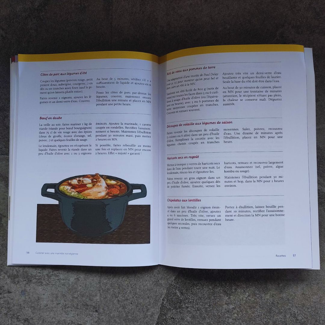  - Livre : Cuisiner avec une marmite norvégienne - Lowreka