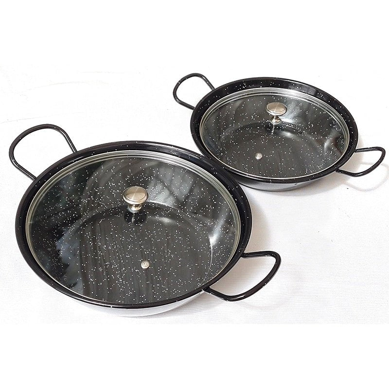 - Lot de 2 poêlons creux adaptés pour cuisson Solaire - Lowreka