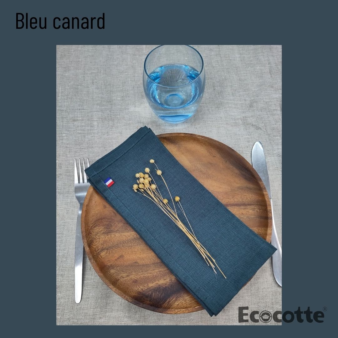  - Lot de 6 Serviettes en lin français - Lowreka