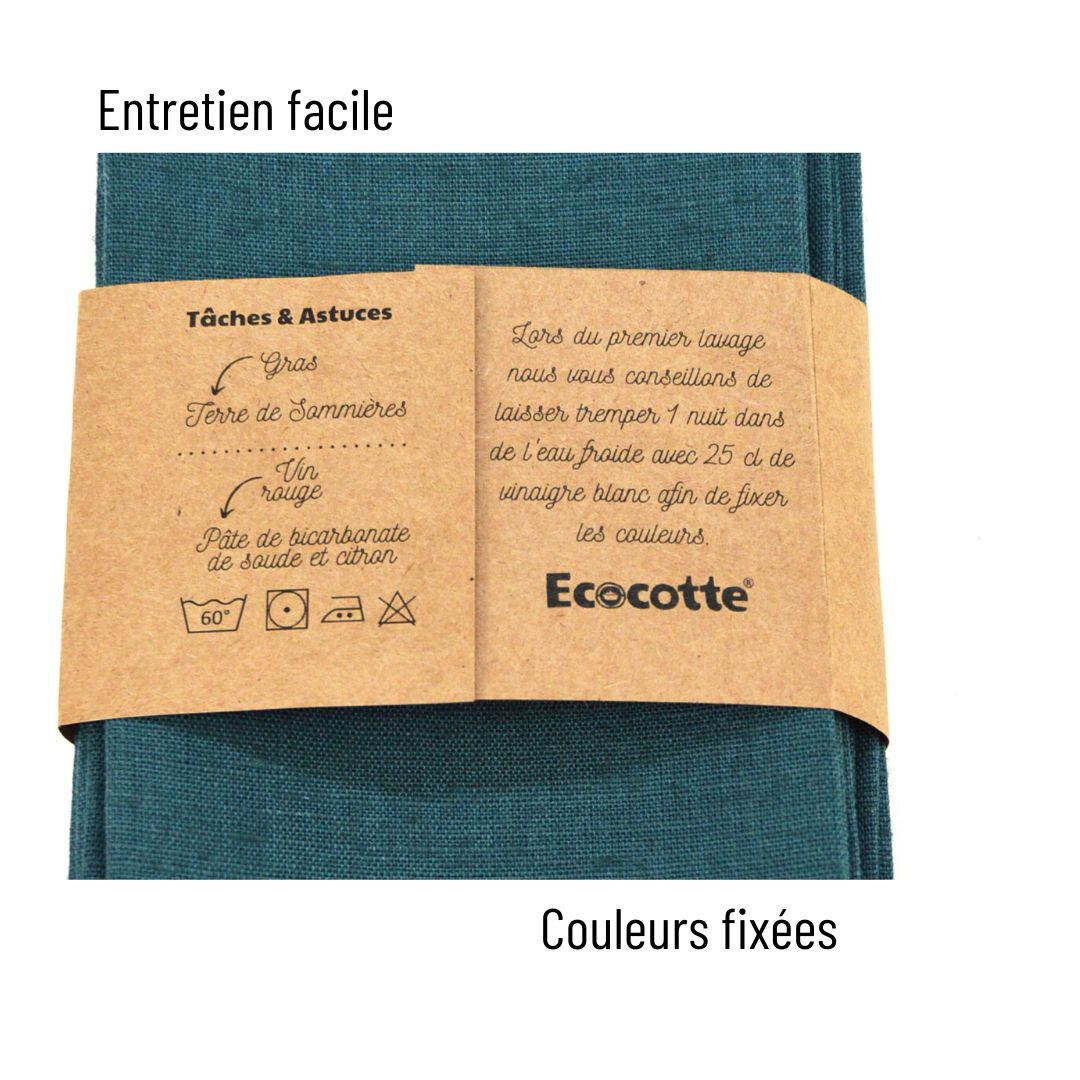  - Lot de 6 Serviettes en lin français - Lowreka