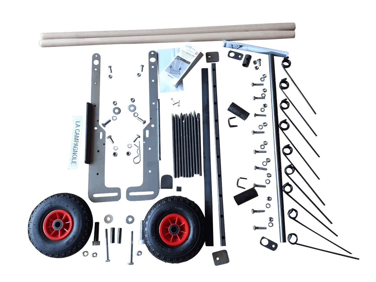 Physical - Kit auto - construction Campagnole "Maraîcher" à contre - dents à ressorts 80cm - Lowreka