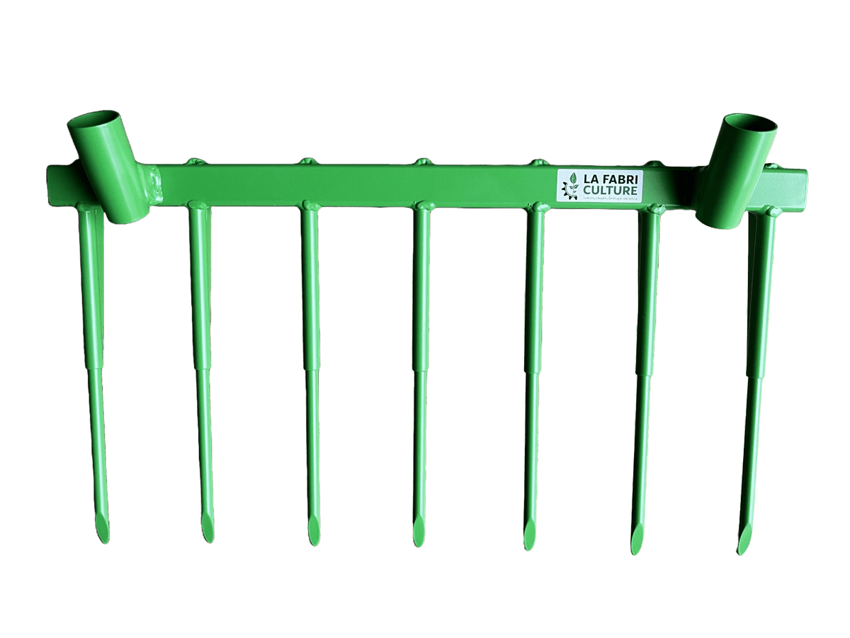 Physical - Odinette à dents longues pour décompacter, aérer et structurer le sol sans effort - Lowreka