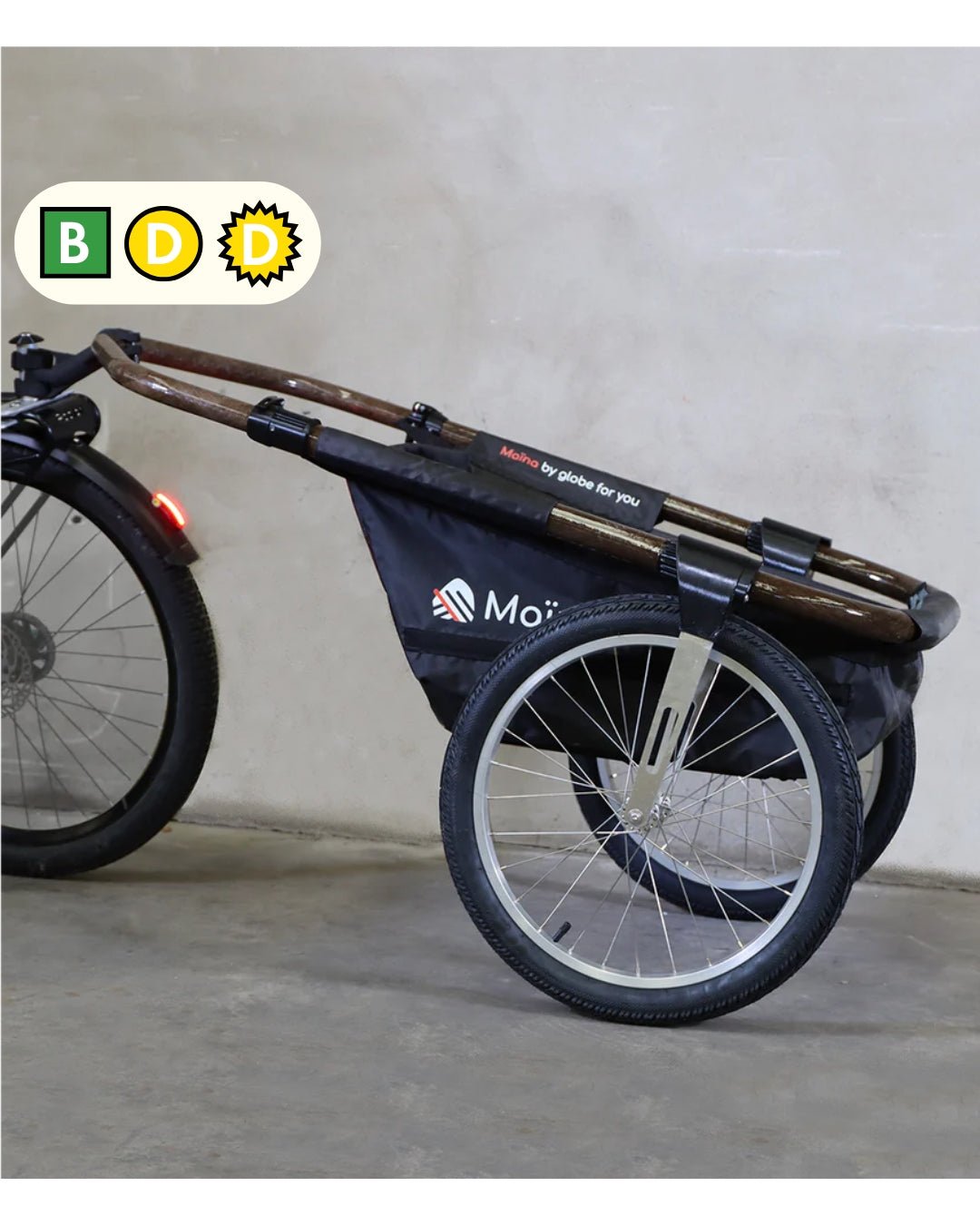Physical - Remorque de vélo Maïna en lin - Lowreka