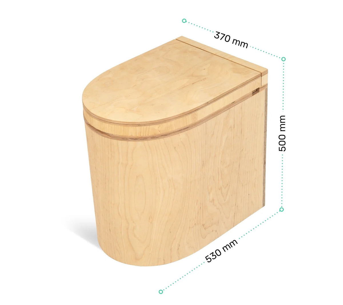  - Toilettes sèches en bois de qualité à séparation - LunaBloem - Lowreka