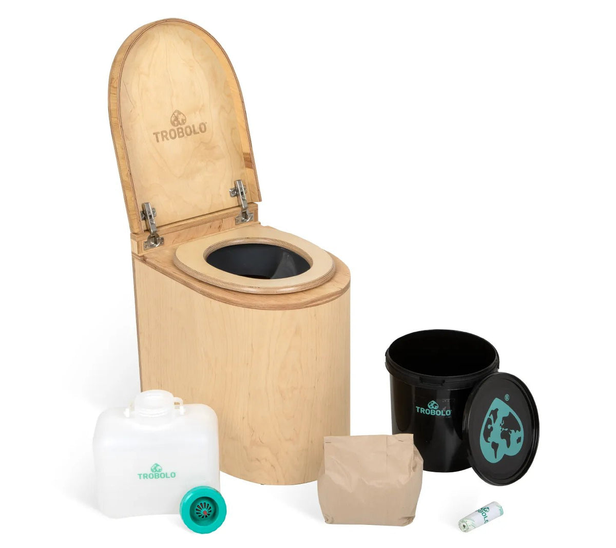  - Toilettes sèches en bois de qualité à séparation - LunaBloem - Lowreka