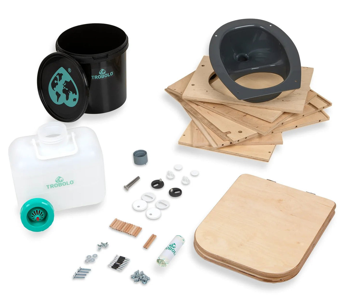  - Toilettes sèches fixes en kit - TeraBlœm Plus - Lowreka